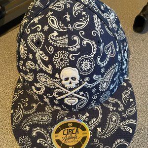C1RCA AUTHENTICS HEADWEAR 7 3/4 BLUE WITH SKULL